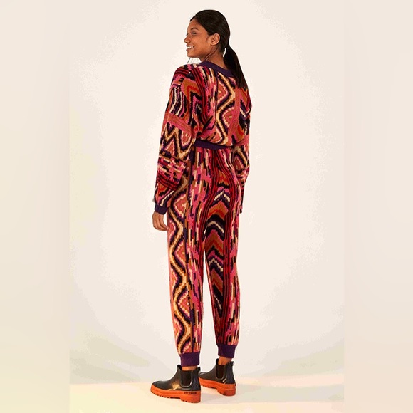 FARM Rio Multicolor Patterned Track Pants - Picture 3 of 12